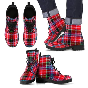 Aberdeen District Tartan Leather Boots