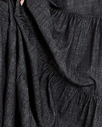 Ashlyn Tiered Maxi Dress | BLACK