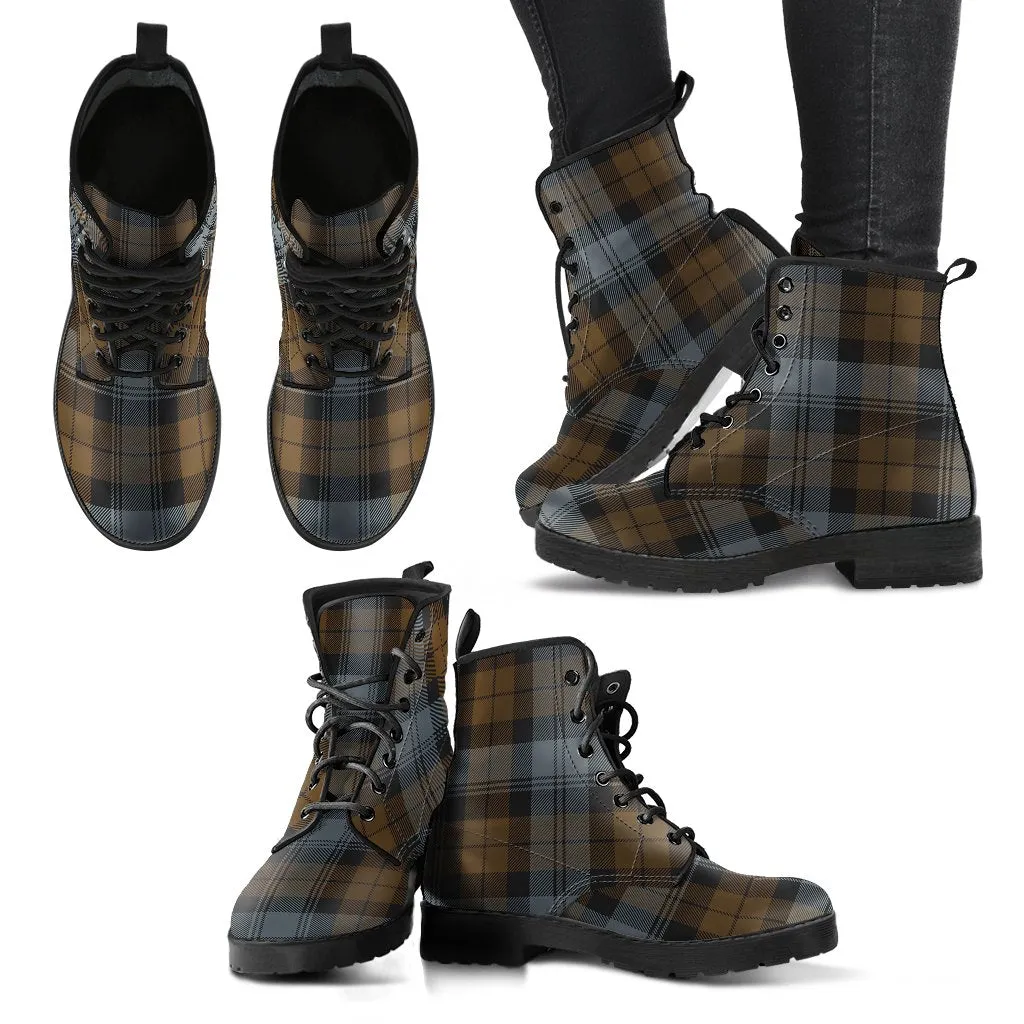 BlackWatch Weathered Tartan Leather Boots