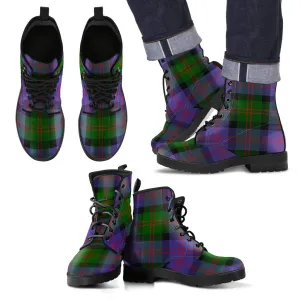 Blair Modern Tartan Leather Boots