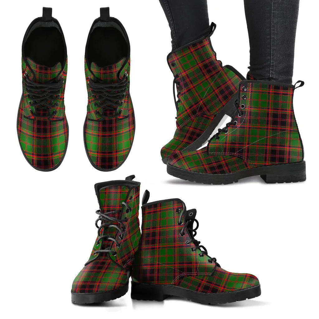 Buchan Modern Tartan Leather Boots
