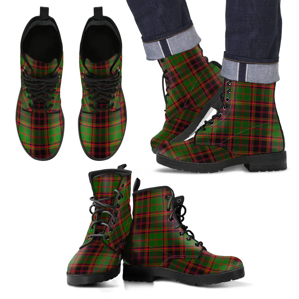 Buchan Modern Tartan Leather Boots