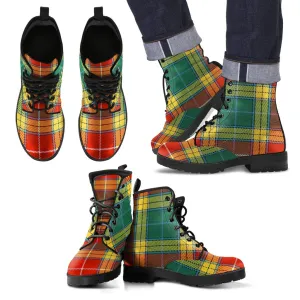 Buchanan Old Sett Tartan Leather Boots