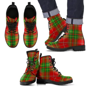 Burnett Ancient Tartan Leather Boots