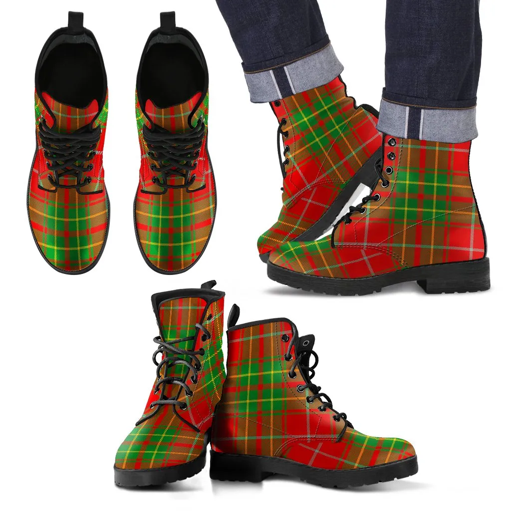 Burnett Ancient Tartan Leather Boots
