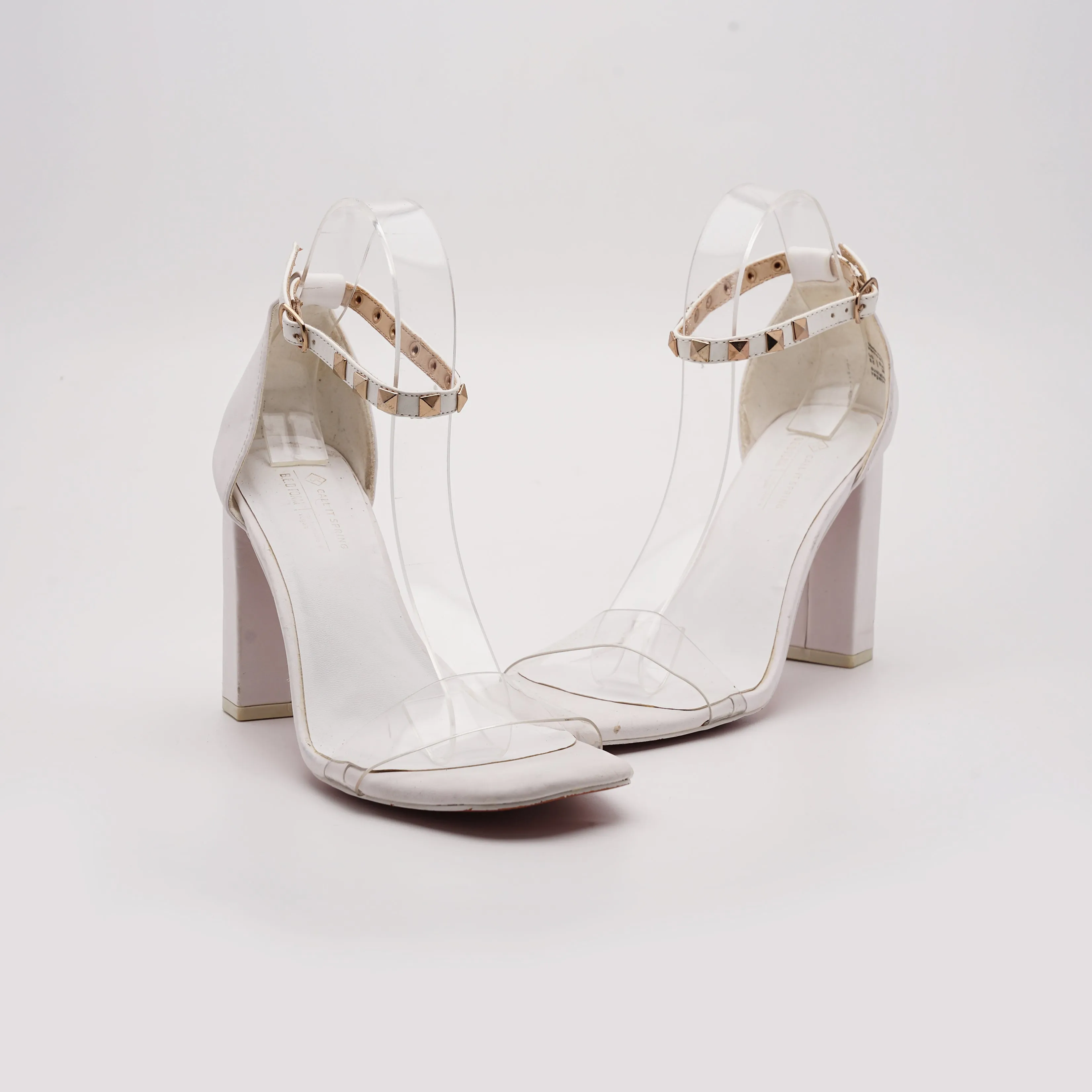Call it Spring Stud Strappy Block Heel