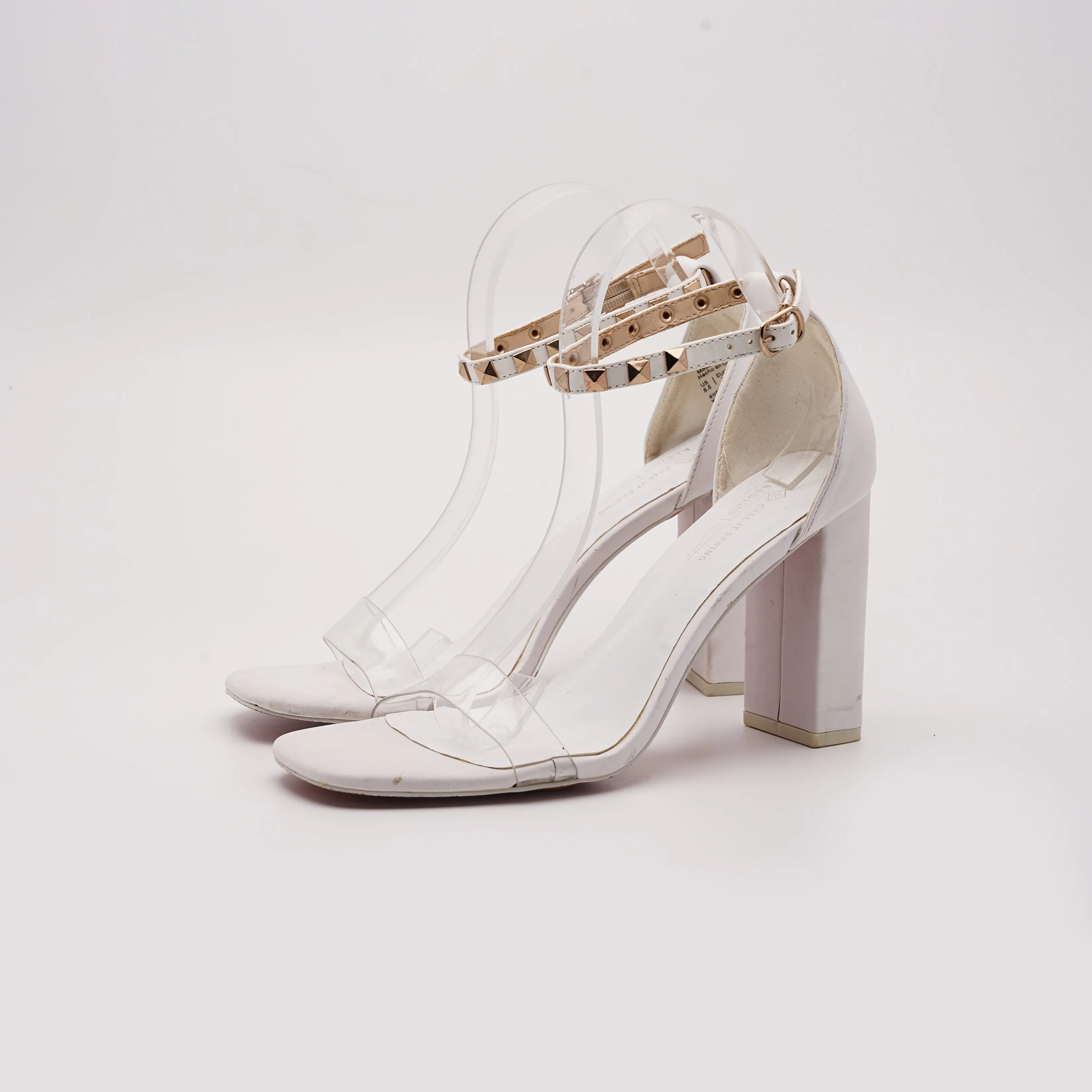 Call it Spring Stud Strappy Block Heel