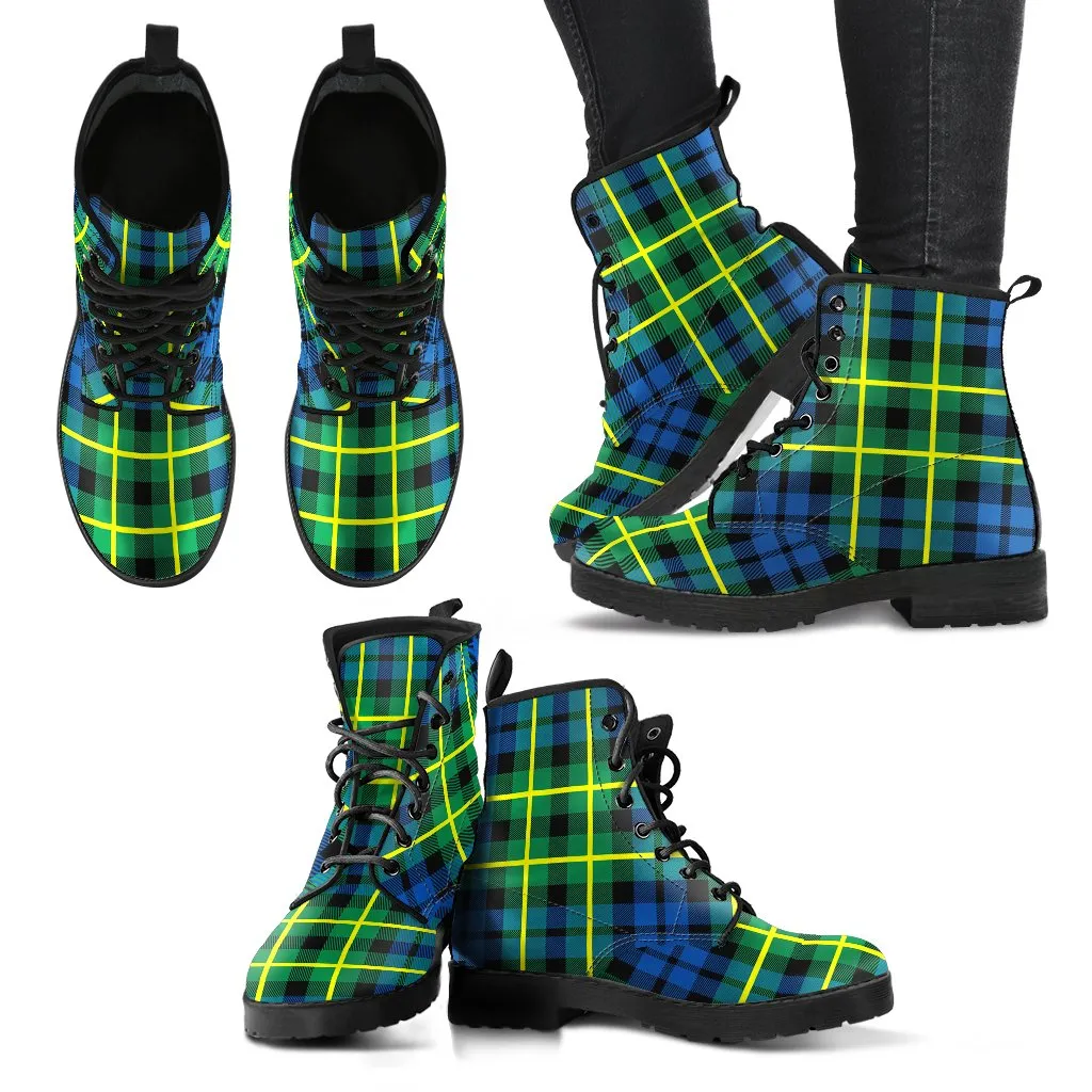 Campbell of Breadalbane Ancient Tartan Leather Boots