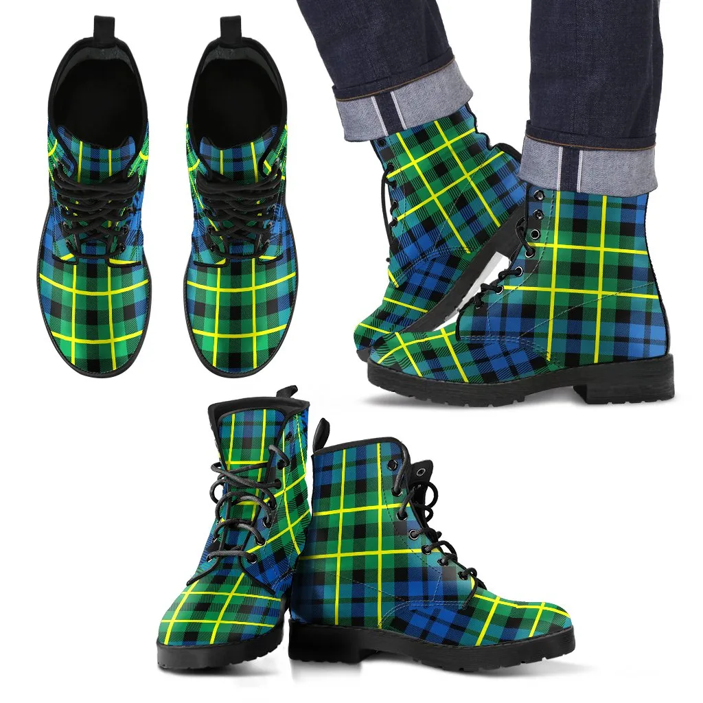 Campbell of Breadalbane Ancient Tartan Leather Boots