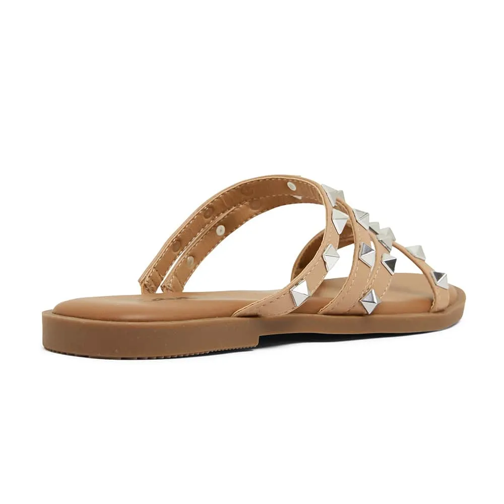 Carnival Sandal in Tan Smooth