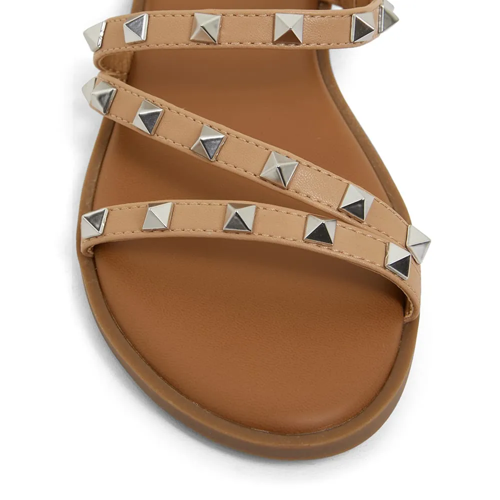 Carnival Sandal in Tan Smooth