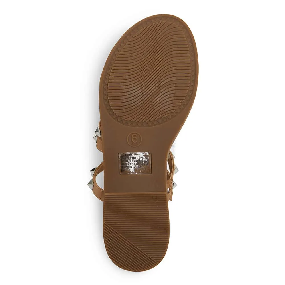 Carnival Sandal in Tan Smooth