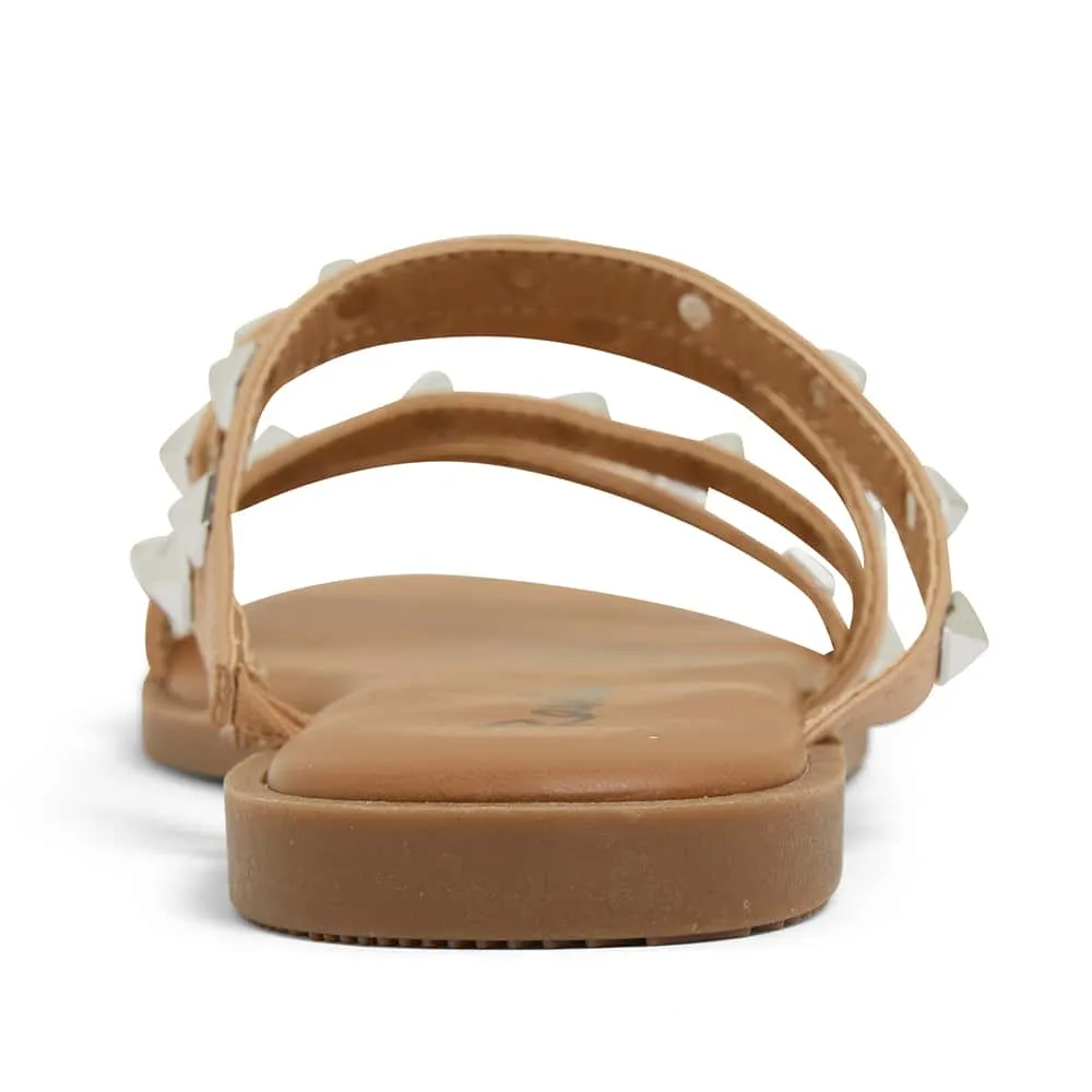 Carnival Sandal in Tan Smooth