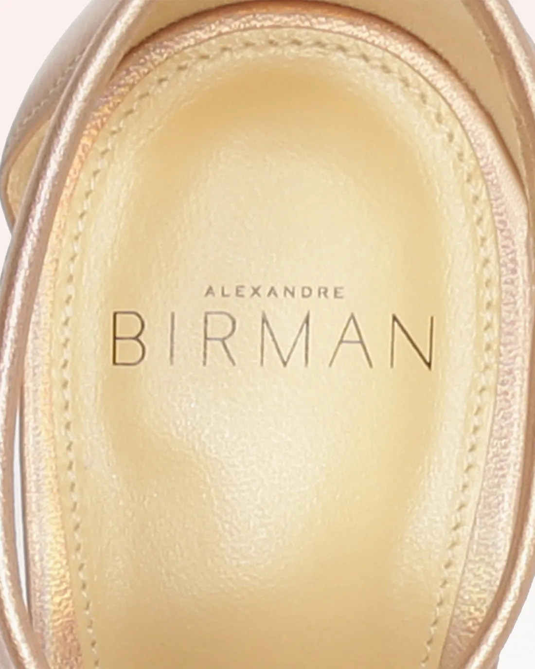 Clarita Block 90 Metallic Champagne