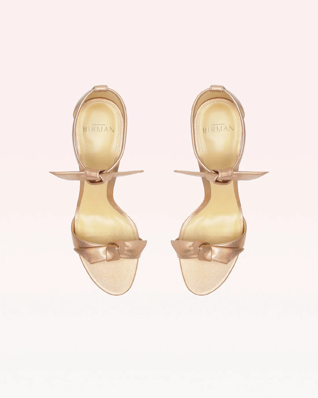 Clarita Block 90 Metallic Champagne