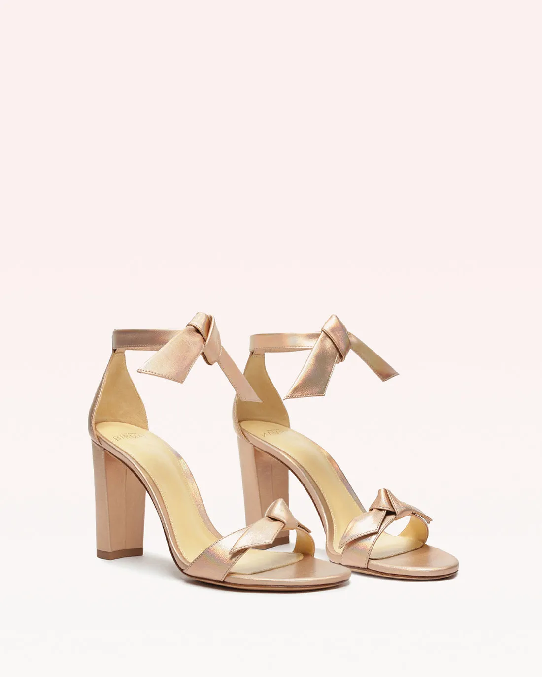Clarita Block 90 Metallic Champagne