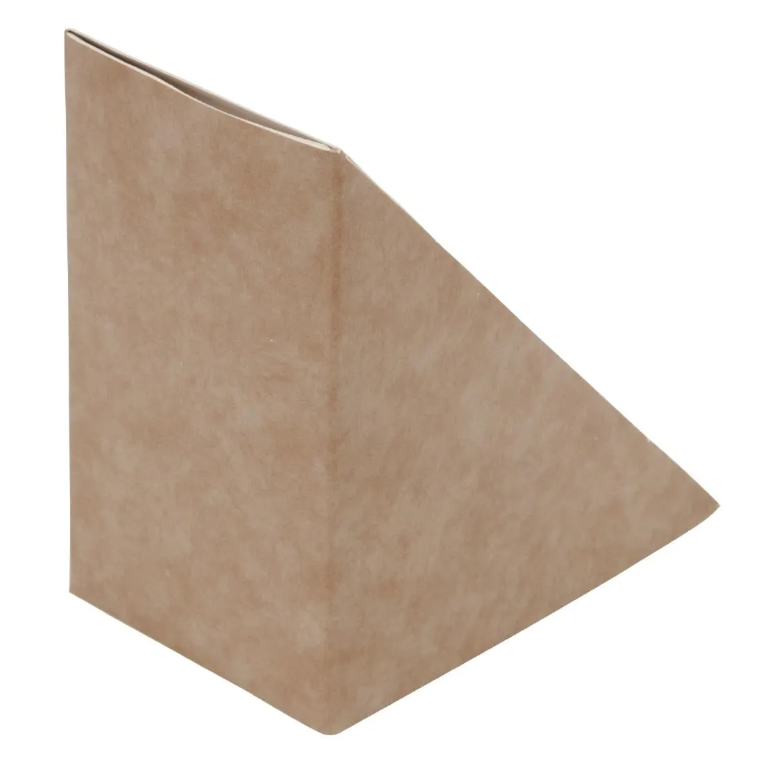 Colpac Recyclable Kraft Front-Loading Sandwich Wedges With PLA Window (Pack of 500) - DF605