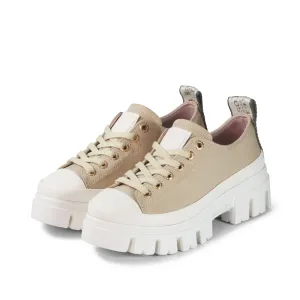 Corvara Lugged Laceup Sneakers (Panacotta)