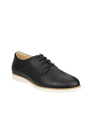 EASY FLEX Women's 4H Derby Plain Toe Black