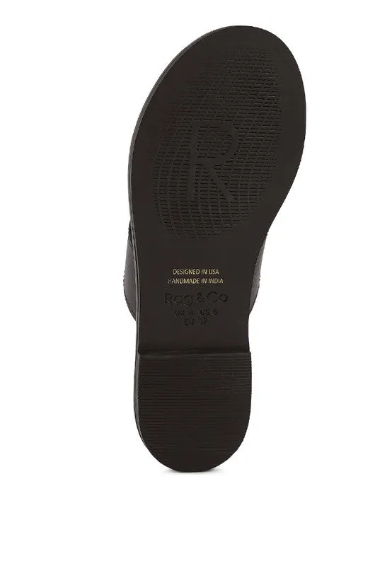 Embellished Slip-On Sandals