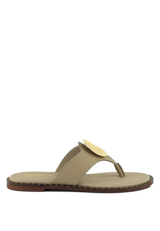 Embellished Slip-On Sandals
