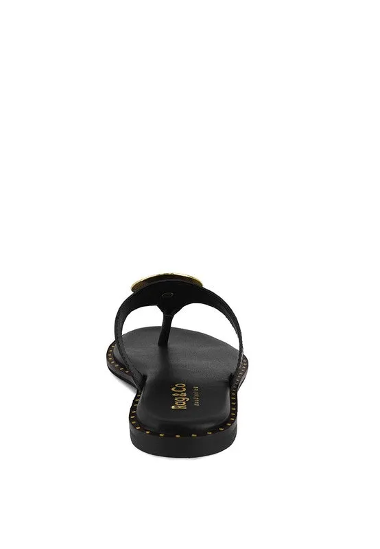 Embellished Slip-On Sandals
