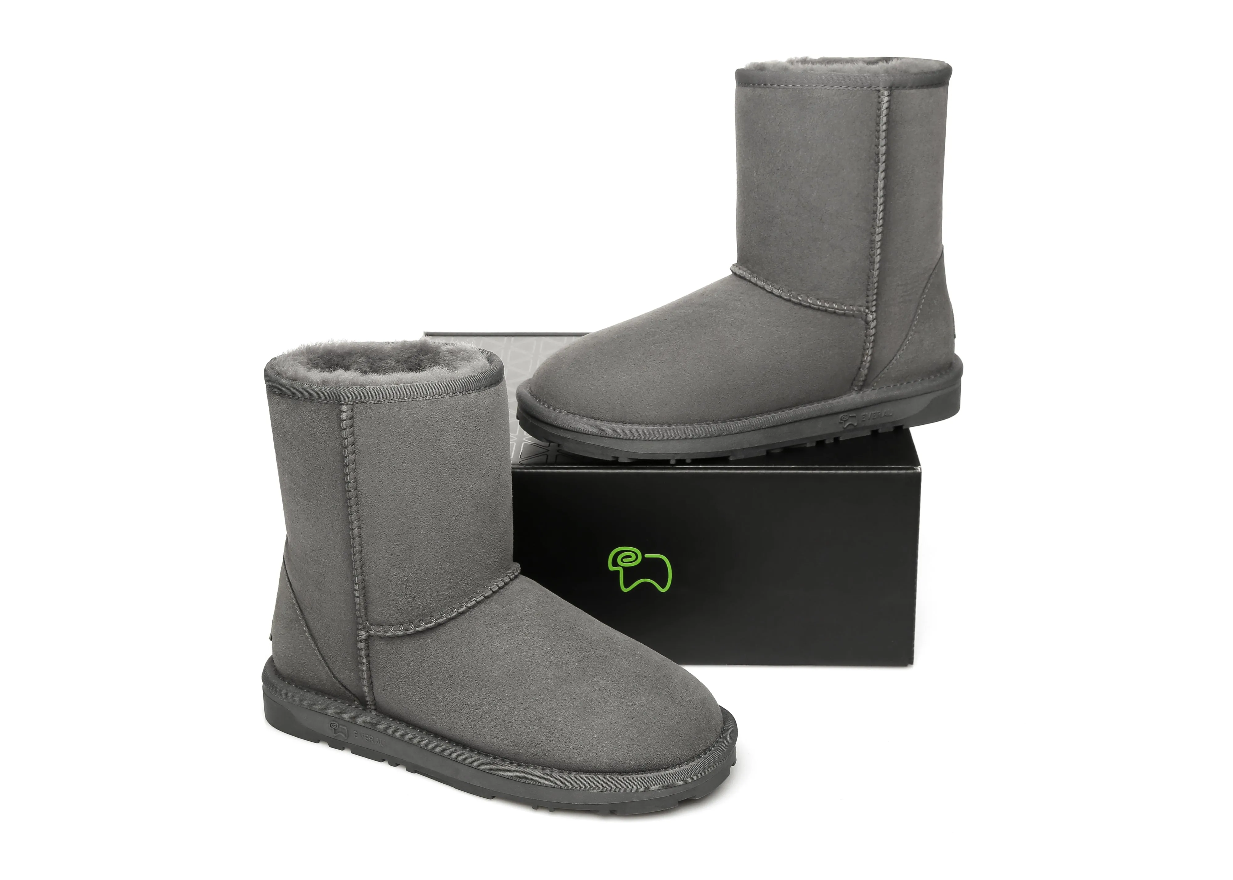 EVERAU® Short Classic Sheepskin Boots