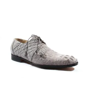 Fennix Designer Shoes Men's Designer Shoes Exotic Hornback Crocodile Platino Oxfords (FXS100) (Special Price)