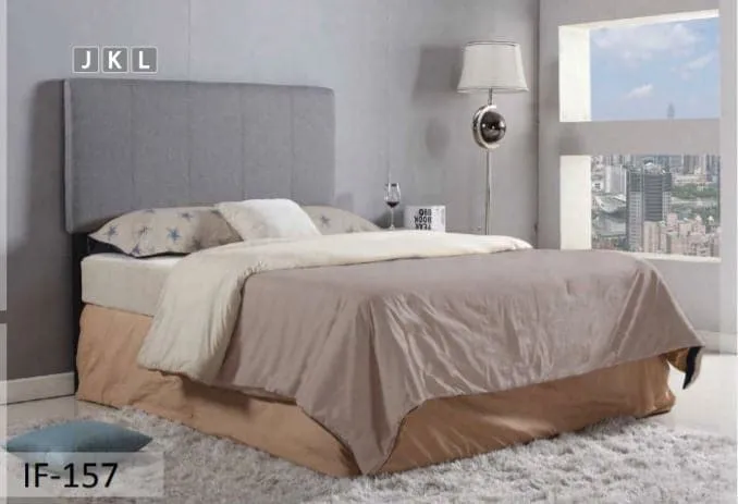 Grey Fabric New Headboard