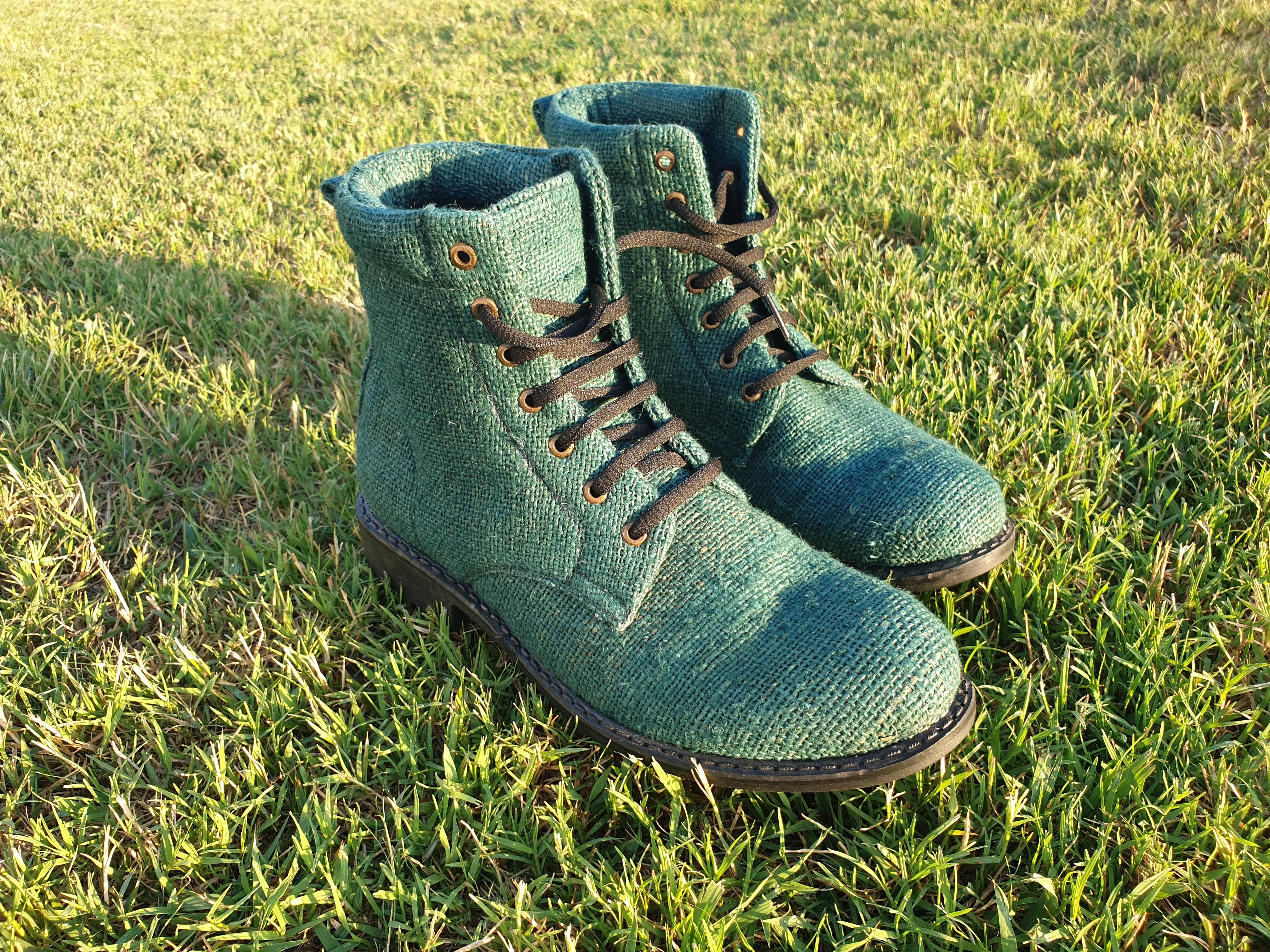 Pure Hemp Boots - Mean Green