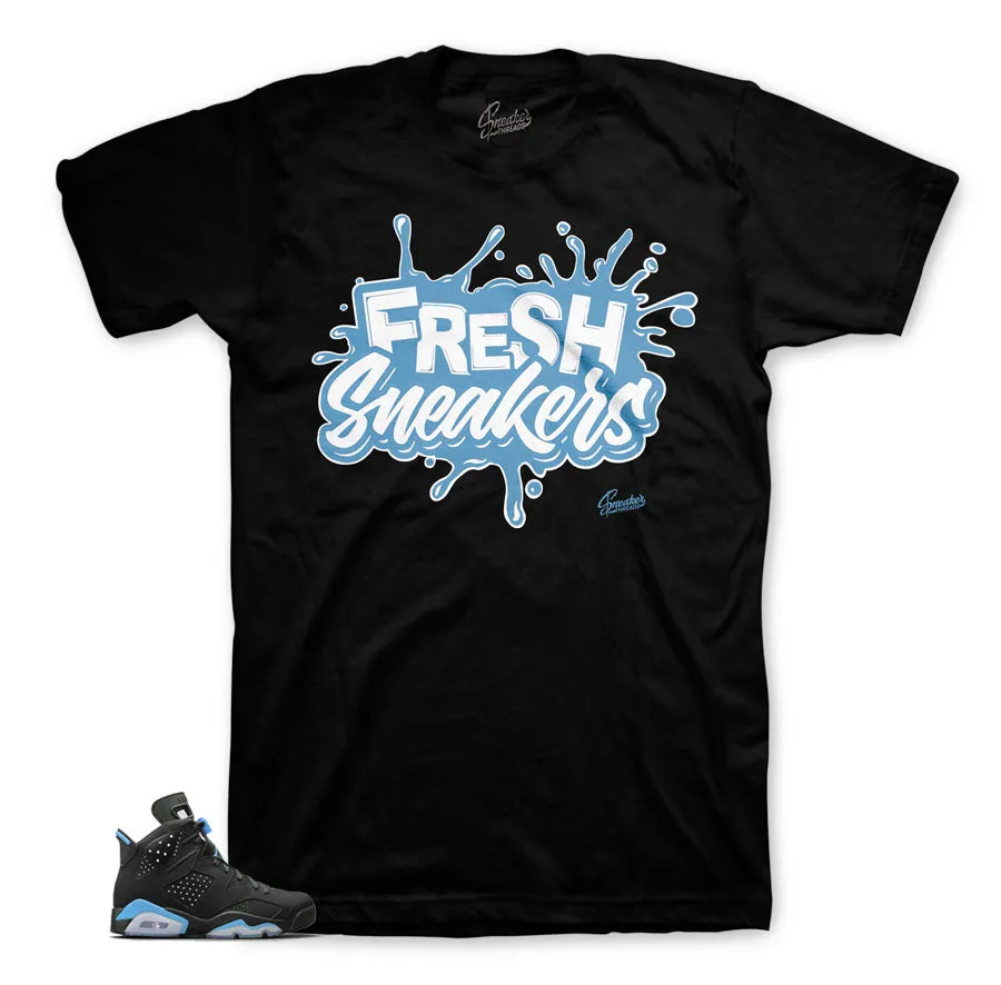 Retro 6 University Blue Fresh Sneakers Shirt