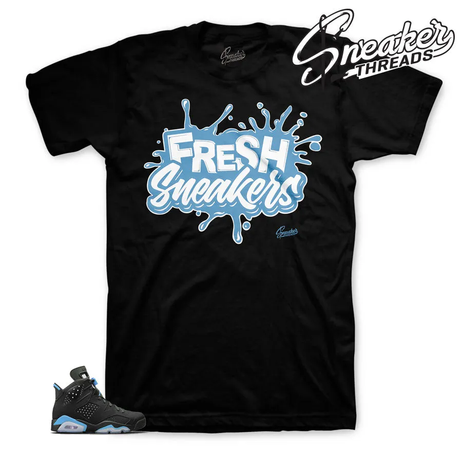 Retro 6 University Blue Fresh Sneakers Shirt