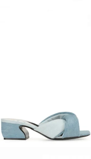 Si Rossi Denim Mule Sandals( carryover style)