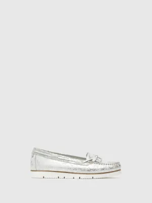 Silver Nautical Shoes