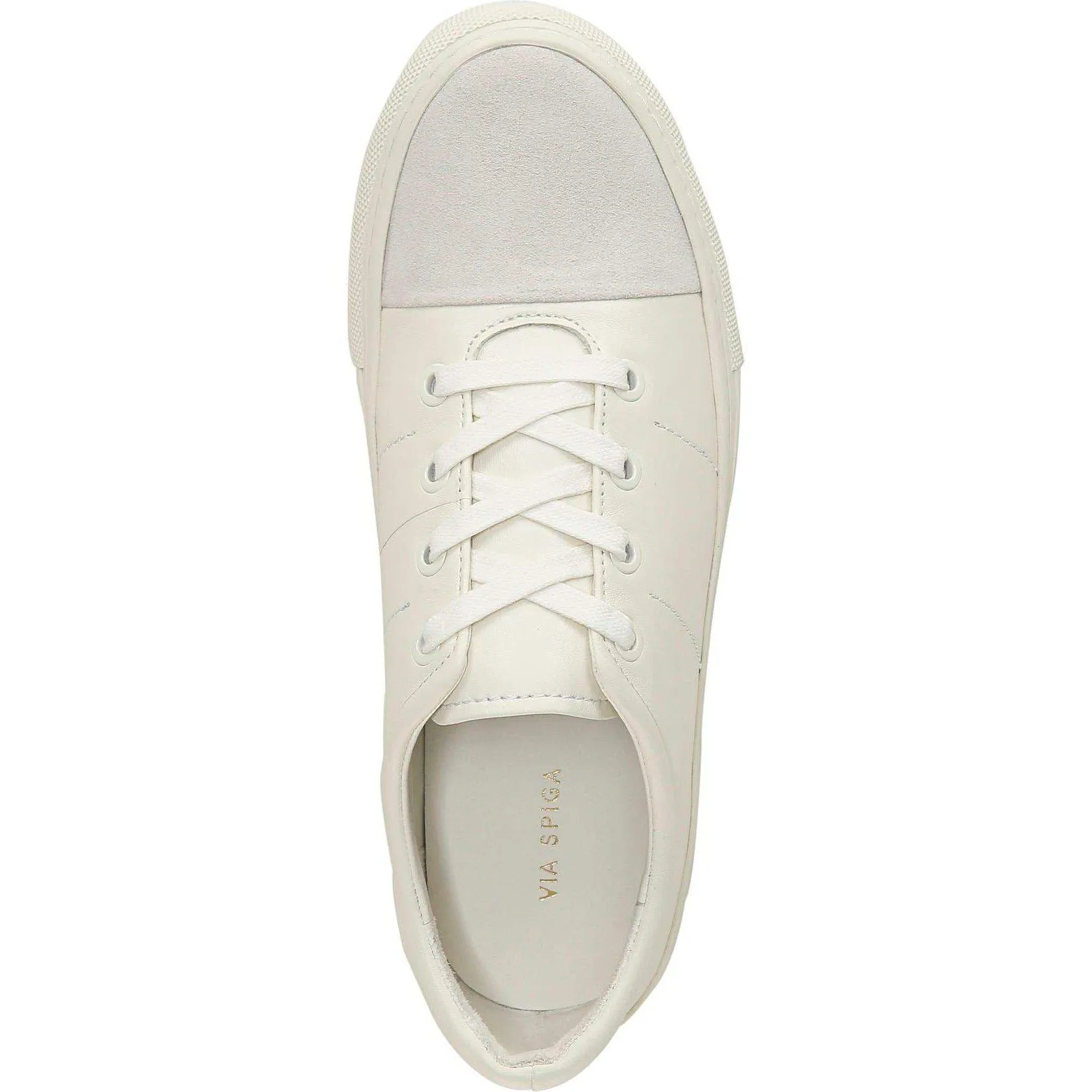 Sybil Platform Sneakers (Milk Leather)