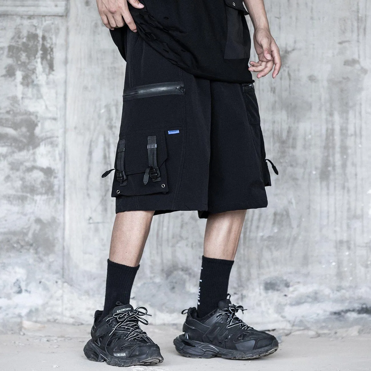 Techwear Cargo Shorts "Kagami"