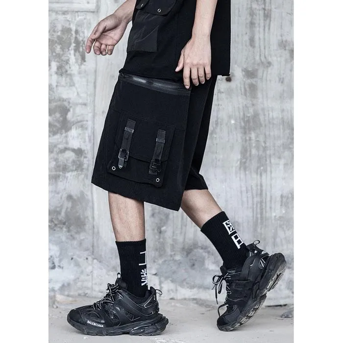 Techwear Cargo Shorts "Kagami"