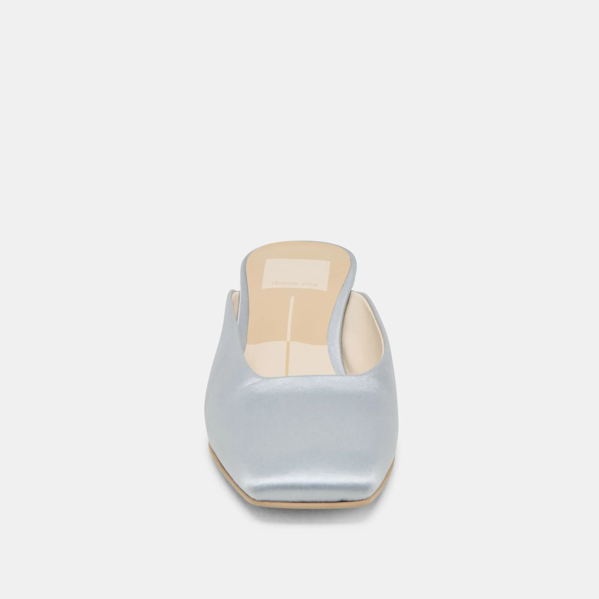 UMARA HEELS LIGHT BLUE SATIN