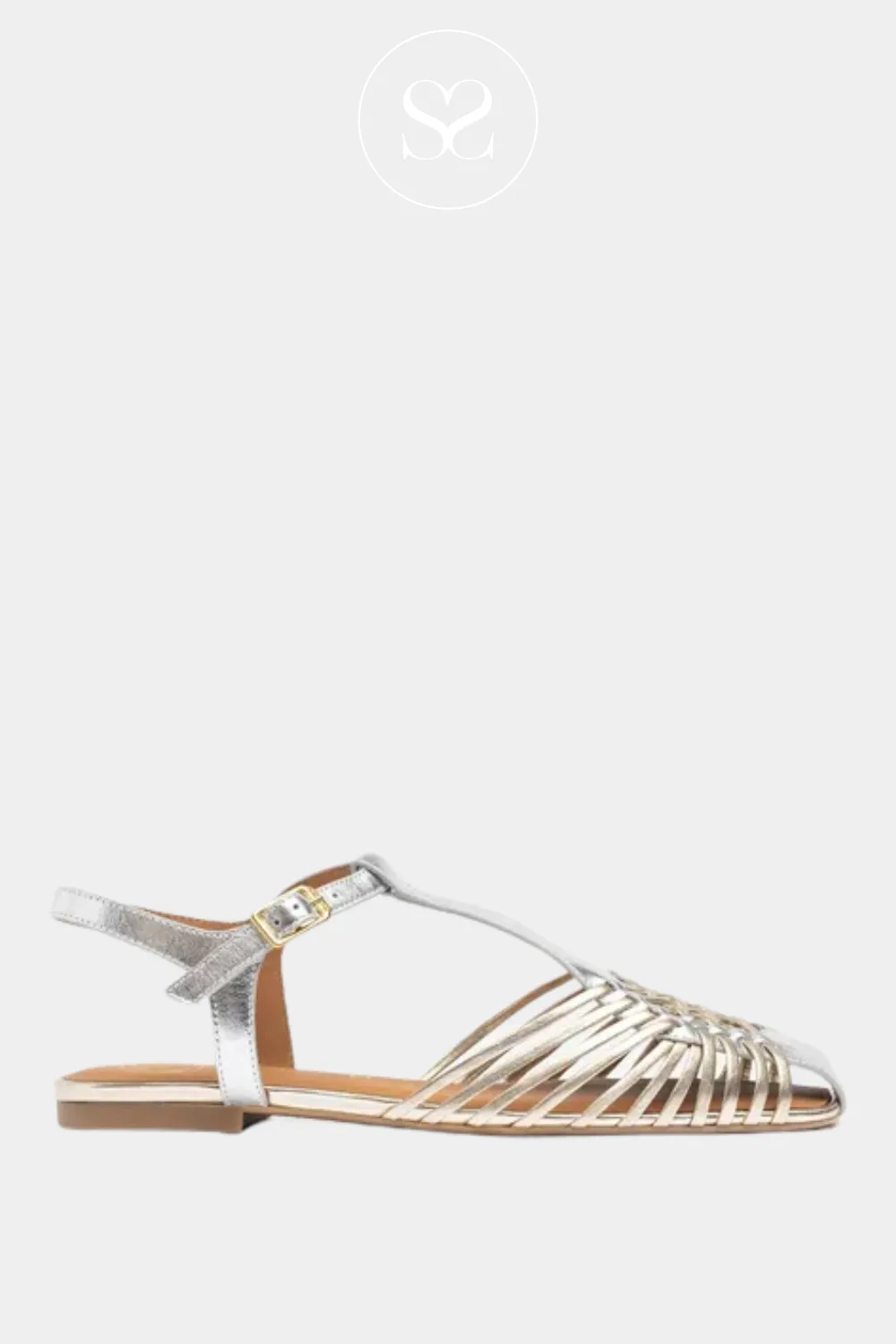 UNISA BABIC SILVER LEATHER SHOES