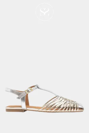 UNISA BABIC SILVER LEATHER SHOES