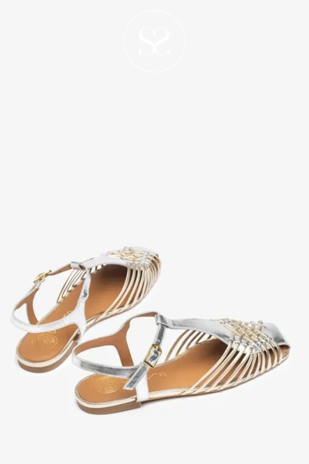 UNISA BABIC SILVER LEATHER SHOES