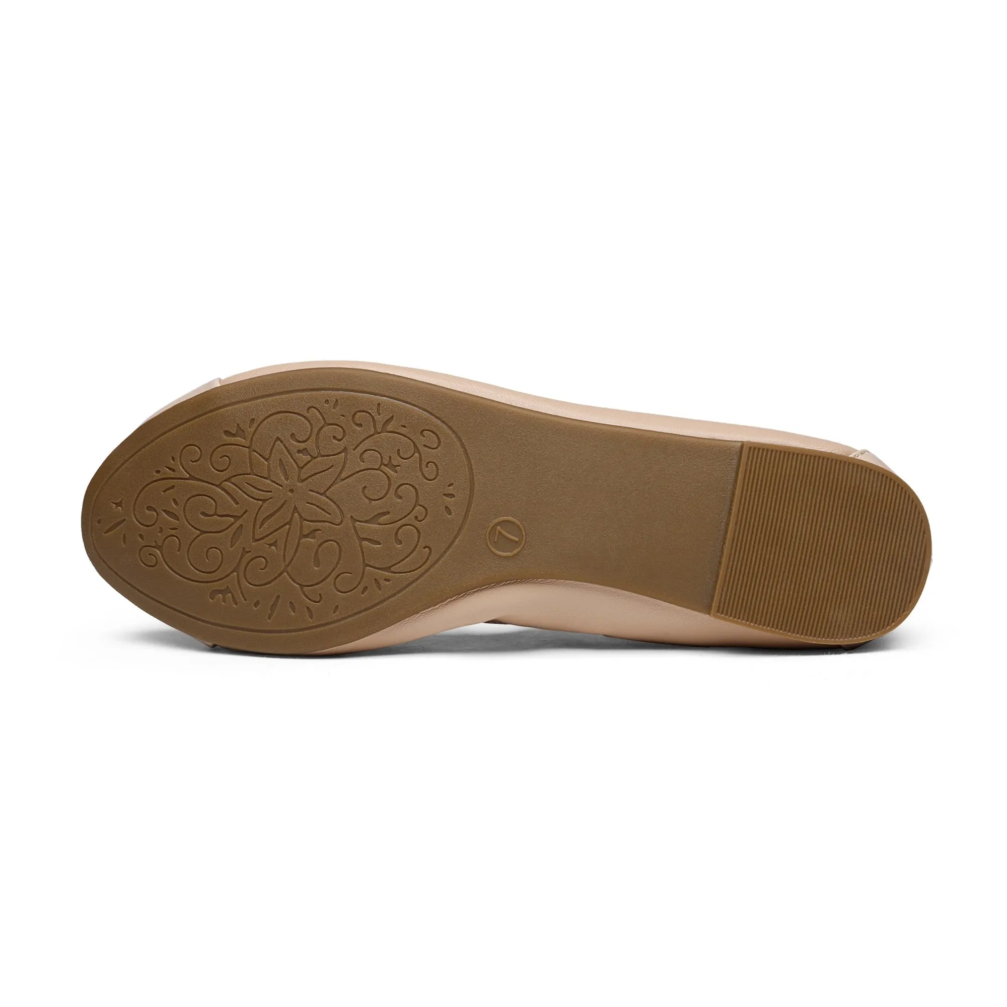 YAERNI Foldable Round Toe Women Flats  Soft Sole E727
