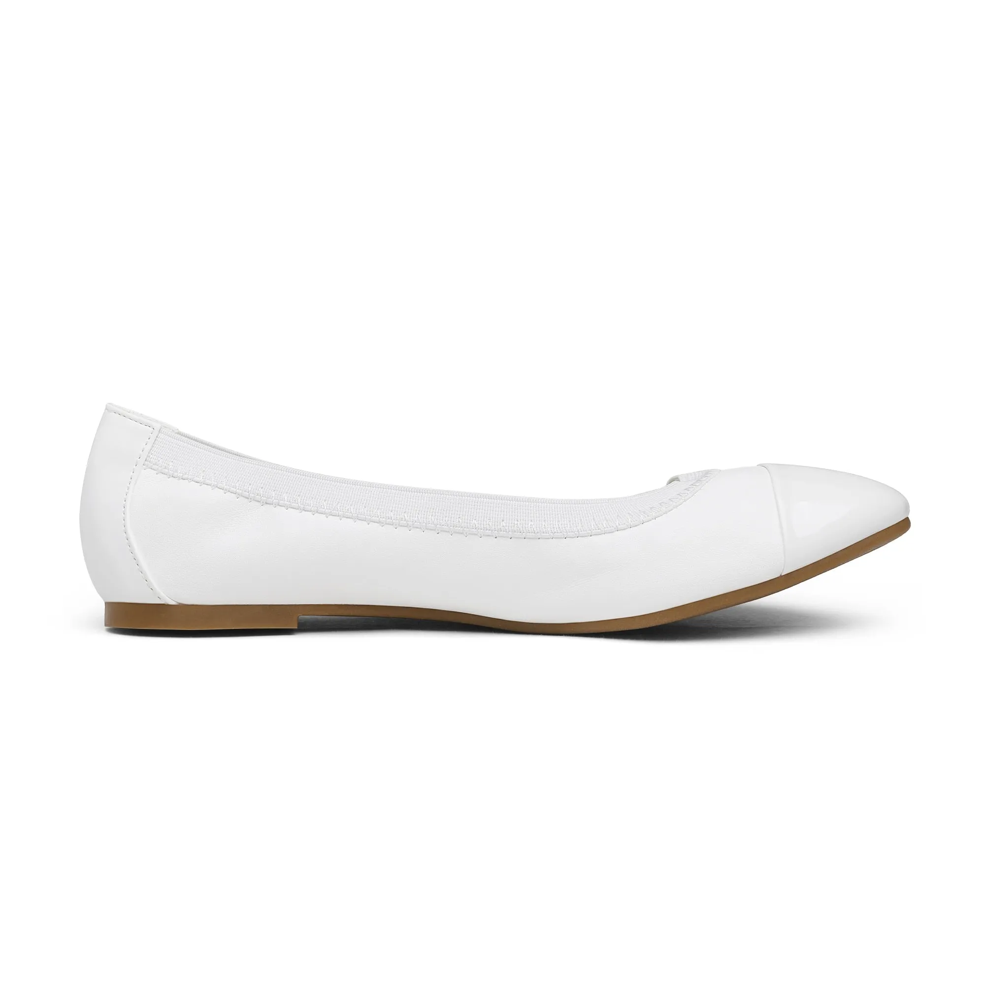YAERNI Foldable Round Toe Women Flats  Soft Sole E727