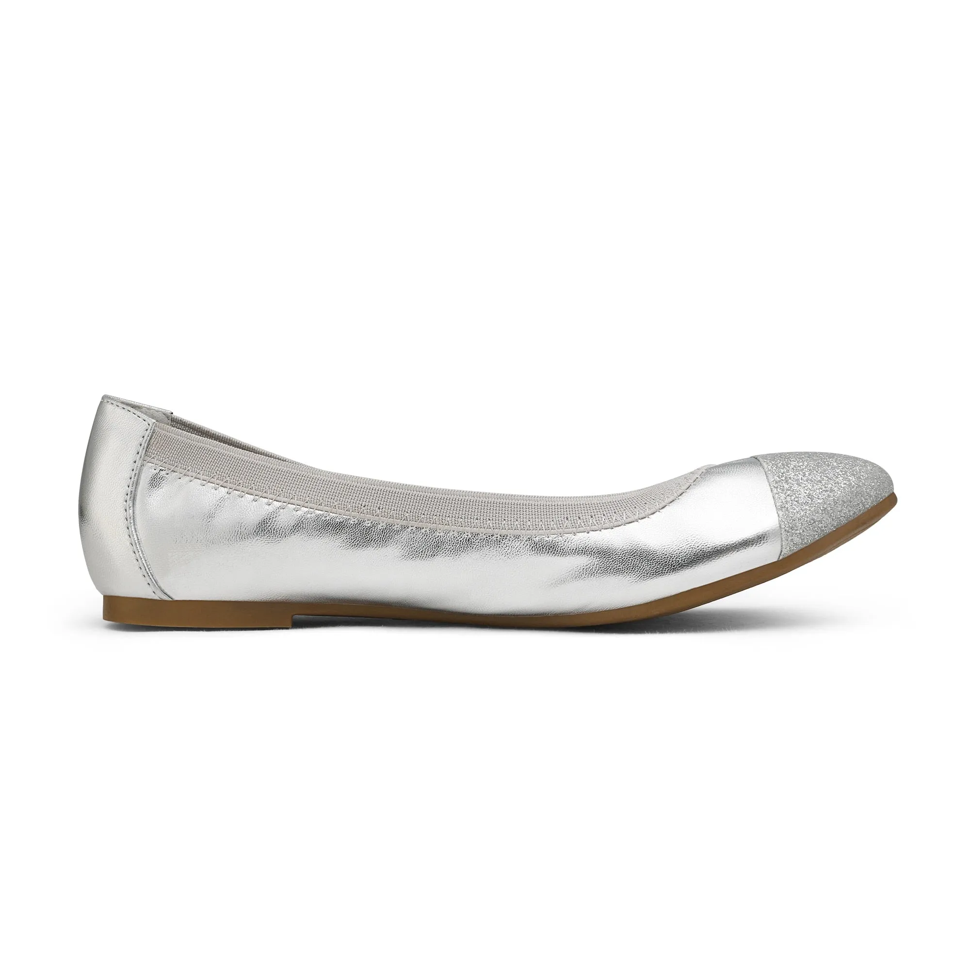 YAERNI Foldable Round Toe Women Flats  Soft Sole E727