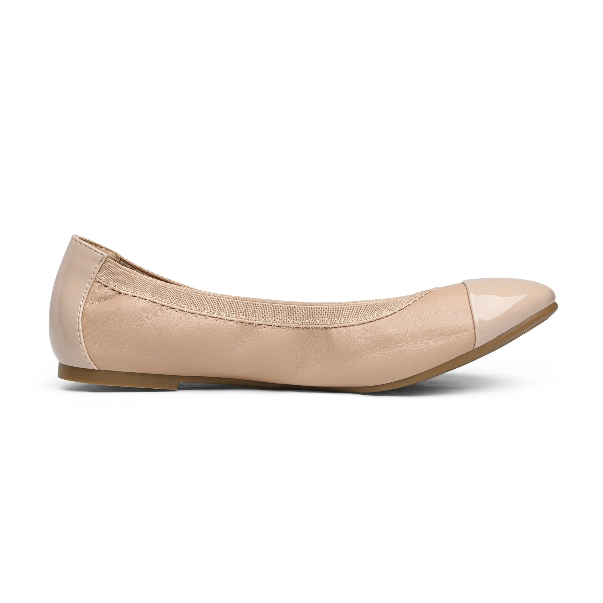 YAERNI Foldable Round Toe Women Flats  Soft Sole E727
